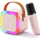 K12 Portable Speaker With Double Mic | Karaoke Microphone With Speaker | Portable Wireless Bluetooth Speaker