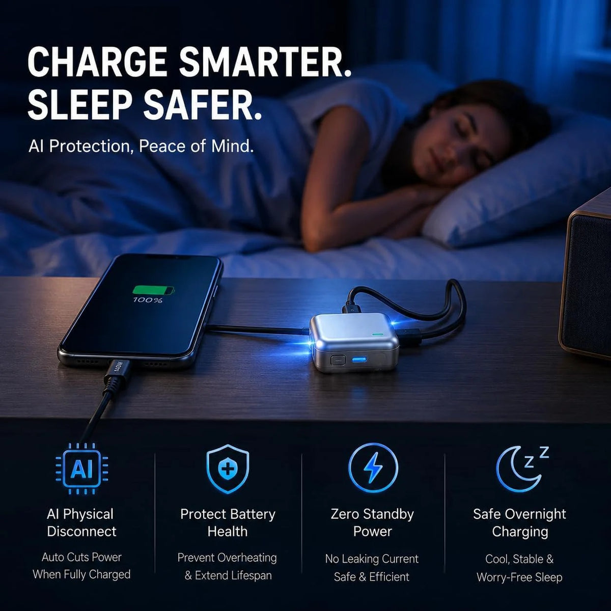 PopGuard 140W Automatic Charging Disconnector | Smart Auto Power Cut-Off